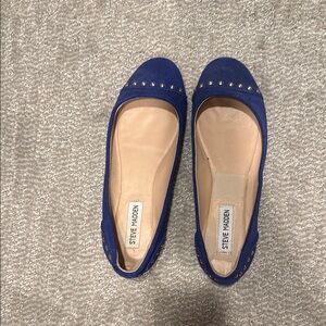 Steve Madden Blue Studded Women's Flats